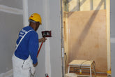Using a drywall flat box