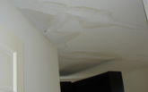 Water damaged ceiling