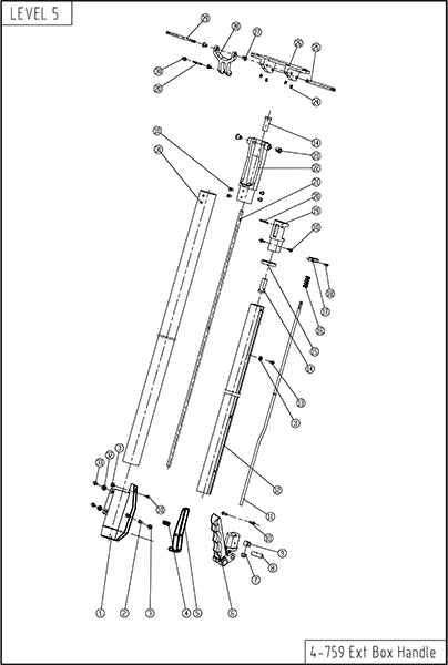 Flat Box Handle Parts & Components