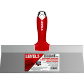 Level 5 SS Taping Knife Soft Grip Handle