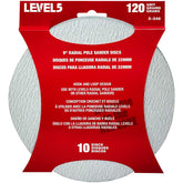 Level 5 Radial Sander Disc 10pk