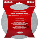 Level 5 Radial Sander Disc 10pk