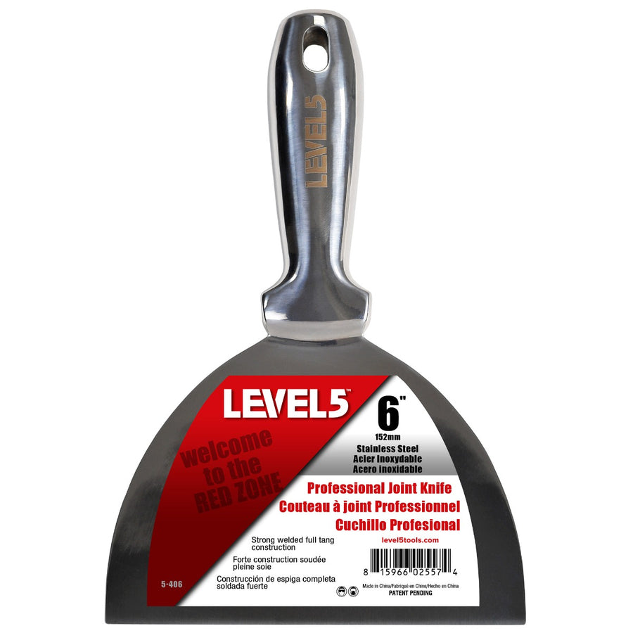 Level 5 SS Putty Knife Welded Handle