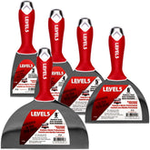 Level 5 SS Putty Knife Soft Grip Handle