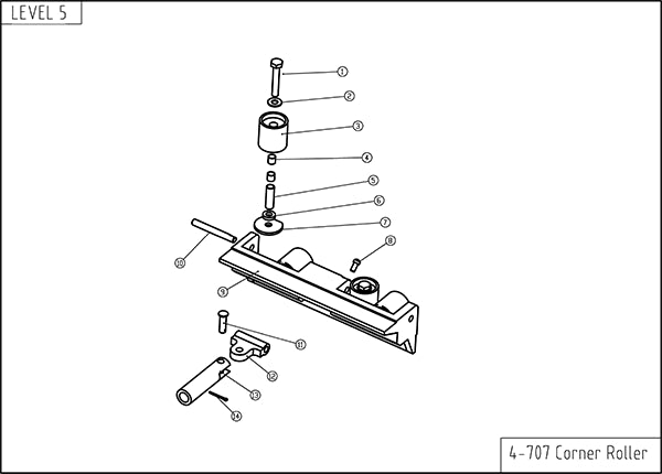 Corner Roller Parts & Components