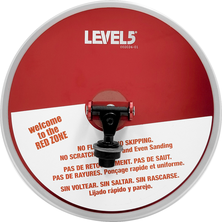 Level 5 Drywall 9" Sanding Head