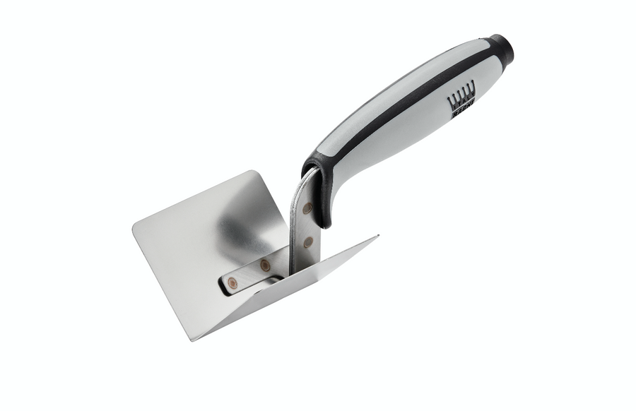 Ragni Stainless Steel Midi Internal Corner Trowel 60mm x 80mm