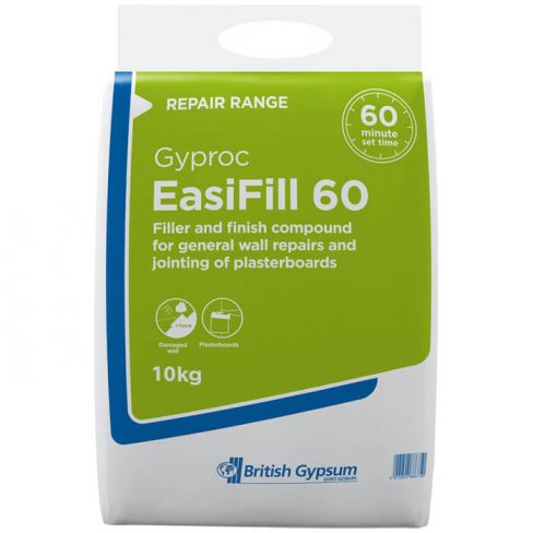 Gyproc Easi Fill 10kg Thistle Plaster Pallet (80 Bags)